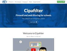 Tablet Screenshot of cipafilter.com